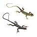 STOBOK Réalistes Faux Lézards Modèles de Lézards de Reptiles Artificiels Lézards en Plastique Jouet Figurine Jouets pour Enfants Adultes, 2 Pièces