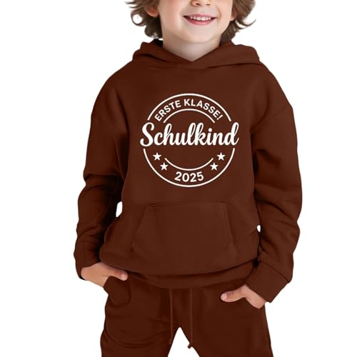 Ensemble à capuche garçon confortable contre le froid automne hiver