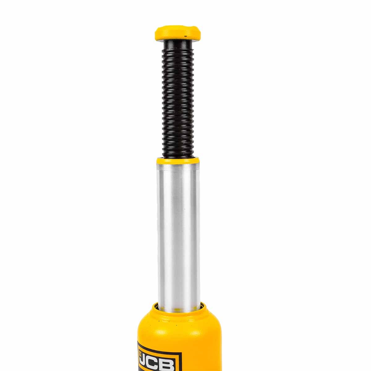 JCB Cric Bouteille hydraulique Automobile Robuste de 10 tonnes, Levage Maximal de 488 mm