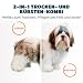 KUUBIA Hundeföhn | 2-in-1 Haartrockner mit Bürste | Hundefön für kleine und mittelgroße Hunde & Katzen | 300W Blower, tragbar, relativ leise, einstellbare Temperatur, Edelstahl-Zupfbürste