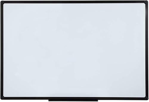 Miniatura 2 de Pizarra de borrado en seco para pared, 40 x 28 pulgadas, pizarra blanca magnética con bandeja para bolígrafos, pizarra blanca montada en la pared