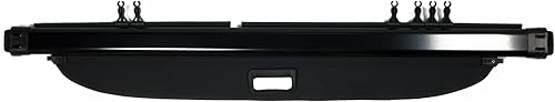 Miniatura 25 de IKON MOTORSPORTS, Cubierta de carga trasera retráctil compatible con Toyota RAV4 2006-2012, cubierta de seguridad organizadora de espacio