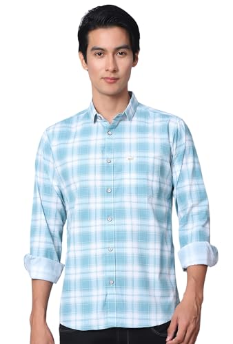Image of Majestic Man Men Box Checkered Slim Fit Cotton Casual Shirt