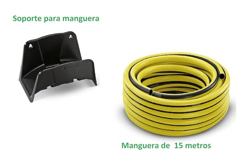 Tuyau d'arrosage de 15m complet 1/2 pouce avec buse d'irrigation et support