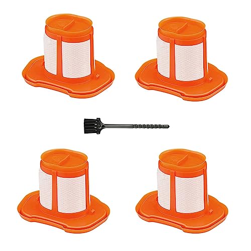 Diteje 4Pcs Replacement Vacuum Filter Accessories Compatible with Black + Decker HHVK HHVK320J10 HHVK320JZ01 HHVK415B01 HHVK515JP07 HHVK515J00FF HHVK515BPF07 Hand Vacuum Cleaner -  27-1A