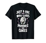 Pandas And Cakes T-shirt cadeau pour filles et femmes T-Shirt