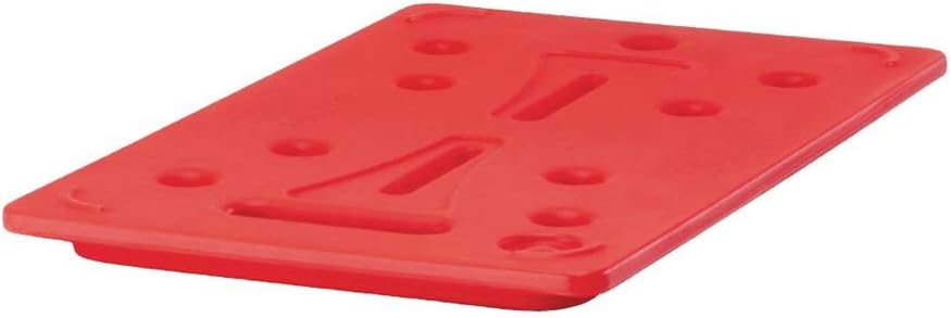 Camwarmer-GN 1/1 Hot Plate for EPP160, EPP180, EPP180LH, EPP300 and EPP400, Polypropylene, Red, 53 x 32.5 x 3 cm