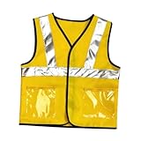 QUXVUIS Ingenieurweste Kostümaccessoire, Verkleidungskleidung für Kinder, Bauarbeiter Berufsoutfit, Mottoparty Requisiten für soziales Rollenspiel, Arbeiterkostüm für Jungen
