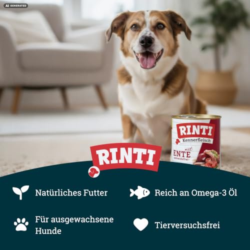 RINTI Kennerfleisch Ente 12 x 800 g