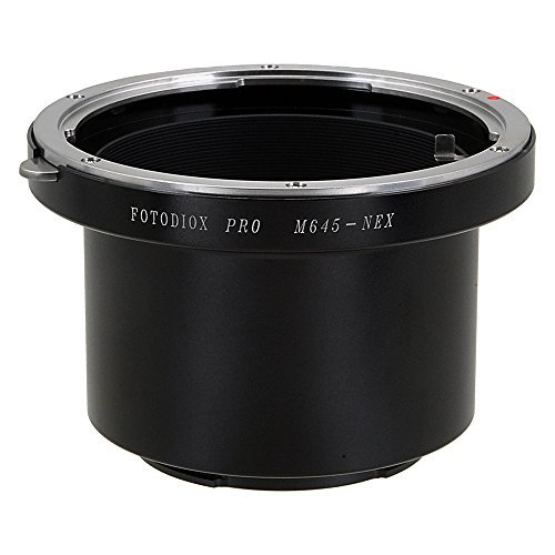 Fotodiox Pro レンズマウントアダプター Mamiya 645マウントレンズ - Sony NEXカメラカムコーダーアダプター Sony NEX-3 NEX-5 NEX-5N NEX-7 NEX-7N NEX-C3 NEX-F3 Sony Camcorder NEX-VG10 VG20 FS-100 FS-700に対応