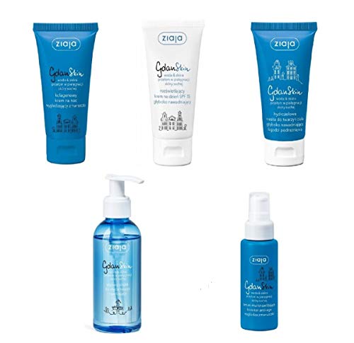 Ziaja GDANSKIN Tagescreme, Nachtcreme,+ GRATIS Anti-Aging-Serum (Gesichtspflege Set)