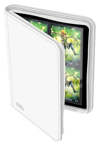 Image of Ultimate Guard Zipfolio 160 - 8 Pocket Xenoskin White Display Album