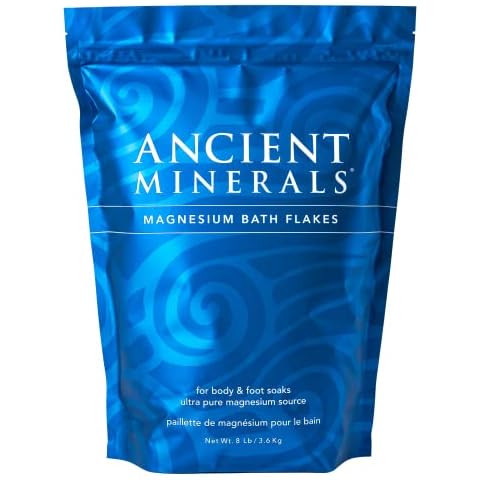 Ancient Minerals Magnesium Bath Flakes - 8 lbs Cover