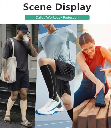 Image of FuelMeFoot 3 Pack Copper Compression Socks - Compression Socks Women & Men Circulation - Best for Medical,Running,Athletic