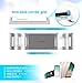 Lamicall Gooseneck Tablet Holder Mount - Flexible Arm Tablet Stand Compatible with iPad mini, Pro, Air, Switch, Galaxy Tabs, More 4.7-10.5” Devices - Black and White