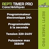 Reptiles Planet Repti Timer Pro, minuterie à la seconde 3680 W photo 5