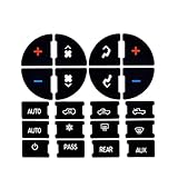 Etiqueta Para Botón De Aire Acondicionado De Coche Pegatina Para El Panel De Control Central Universal Para Reparar Botones De Aire Acondicionado