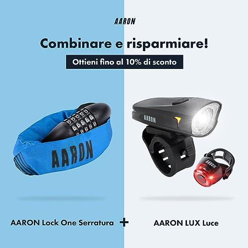 AARON Lock One - Catena antifurto per bicicletta