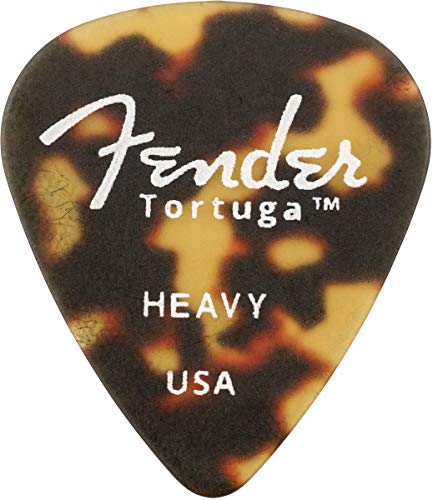 Fender® Tortuga™ 351 Médiators – Heavy (Pack de 6), 980351525 - Les Beatles, Paul McCartney, John Lennon, RIngo Starr, George Harrison Fender® Tortuga™ 351 Médiators - Heavy (Pack de 6), 980351525