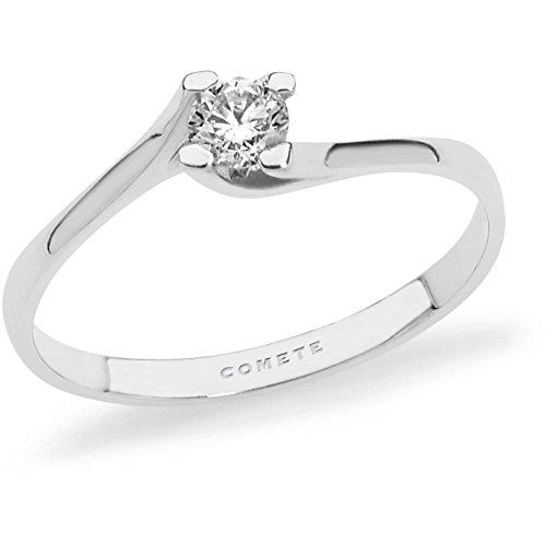Bague femme Comete ANB 2102 en argent massif avec un design classique intemporel