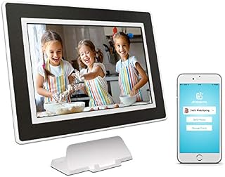 PhotoSpring (16GB) 10 inch WiFi Cloud Digital Picture Frame - Battery, Touch Screen