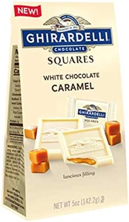 Ghirardelli White Chocolate Caramel Chocolate Candy - 5 oz - Pack of 3