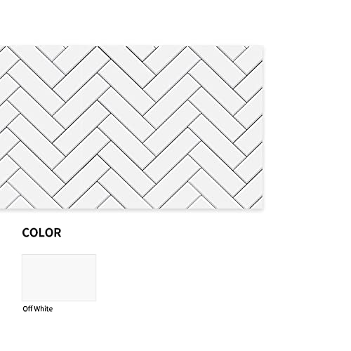 Funlife 14 Pcs Self Adhesive Stair Stickers, Peel And Stick Vinyl Stair Risers Staircase Murals Decals Sticker Decor For Steps, 39.37"X7.09", Herringbone #TOP5