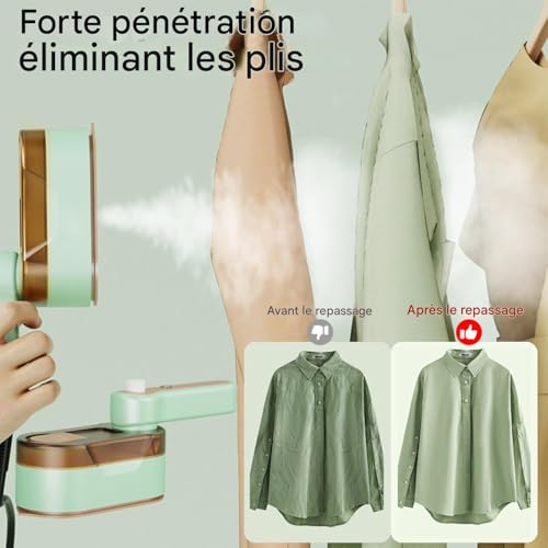 Défroisseur vapeur portable pliable pour voyages et maison - 4