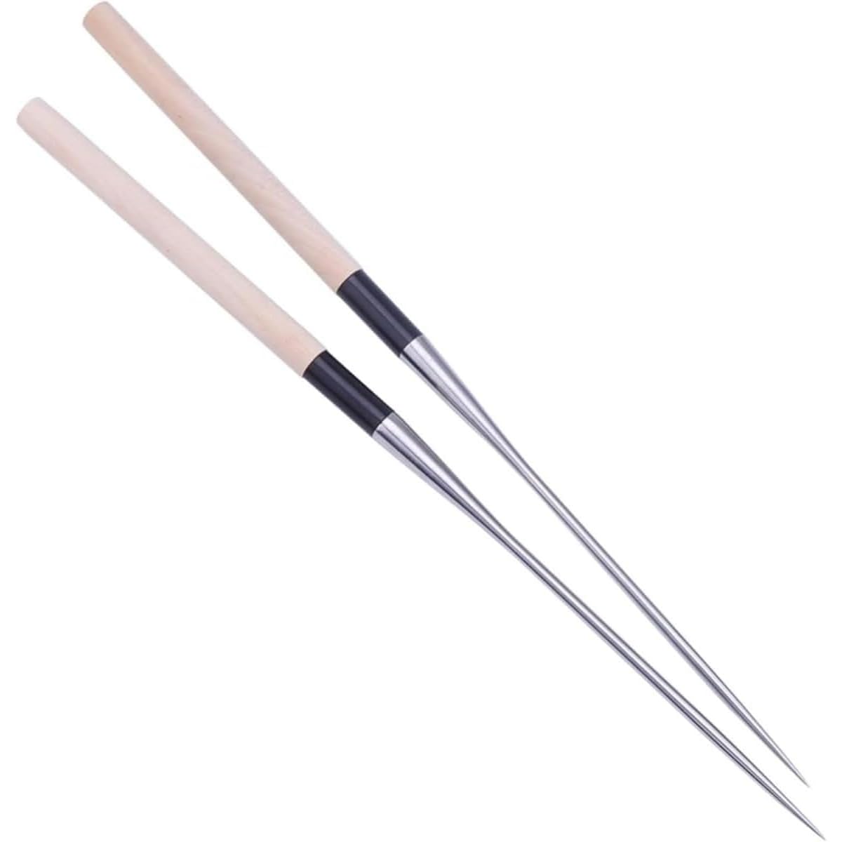 Sashimi Chopsticks, Stainless Steel & Wood