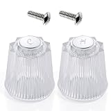 Shower Handle Replacement Compatible with Price Pfister Contessa and Windsor Bath Handles and Shower Handles Hot and Cold Shower Knobs 2 Pack Replacement Part - Image 1