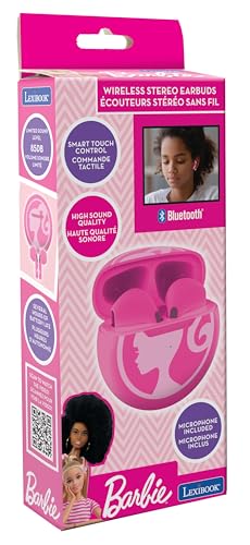 Écouteurs sans fil Bluetooth Barbie avec étui de chargement et de rangement - vue 8