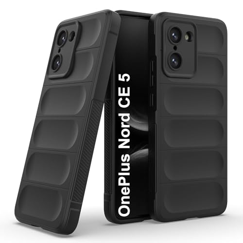 Image of Back Cover for OnePlus Nord CE5 5G | Full Camera Protection | Liquid Silicon Case | Flexible Bumper Case for OnePlus Nord CE5 5G (Black)