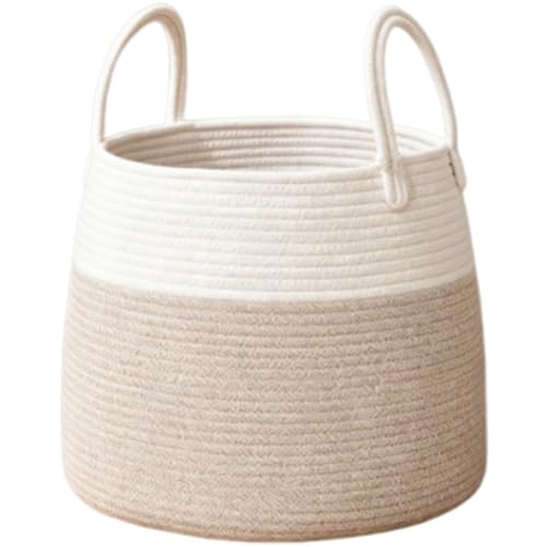 Panier à linge tissé à main pour ranger les articles ménagers