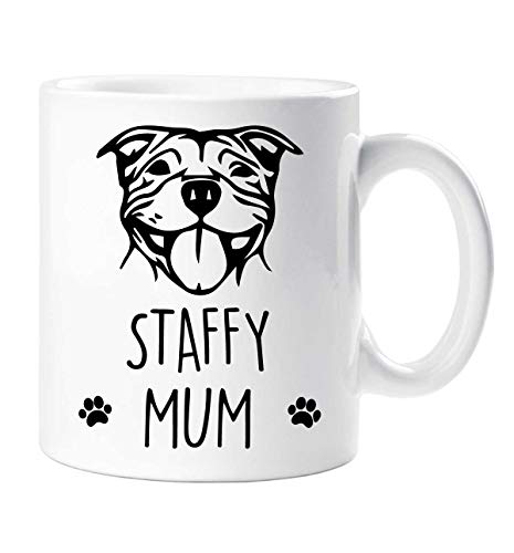 60 Second Makeover Staffy Taza Staffy Mum Mascota Regalo Amantes de los Perros Staffordshire Bull Terrier Día de la Madre 60 Second Makeover Staffy Taza Staffy Mum Mascota Regalo Amantes de los Perros Staffordshire Bull Terrier Día de la Madre