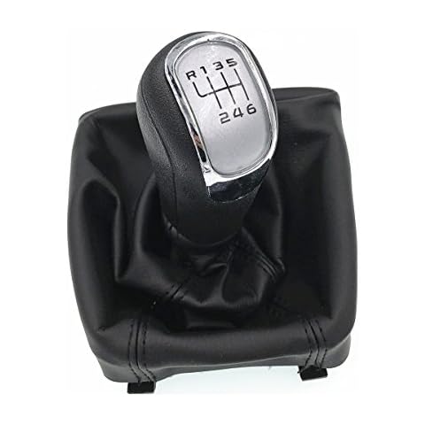 HZTWFC 6 Speed Manual Gear Shift Knob Gaiter Boot Cover Case For Skoda Octavia II 2009-2012 Superb II 2008-2012 Yeti 2009-2012 Cover