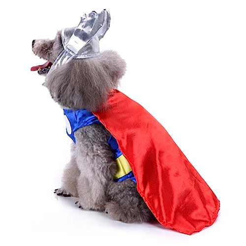 Disfraz Halloween para perros rojo BESTonZON