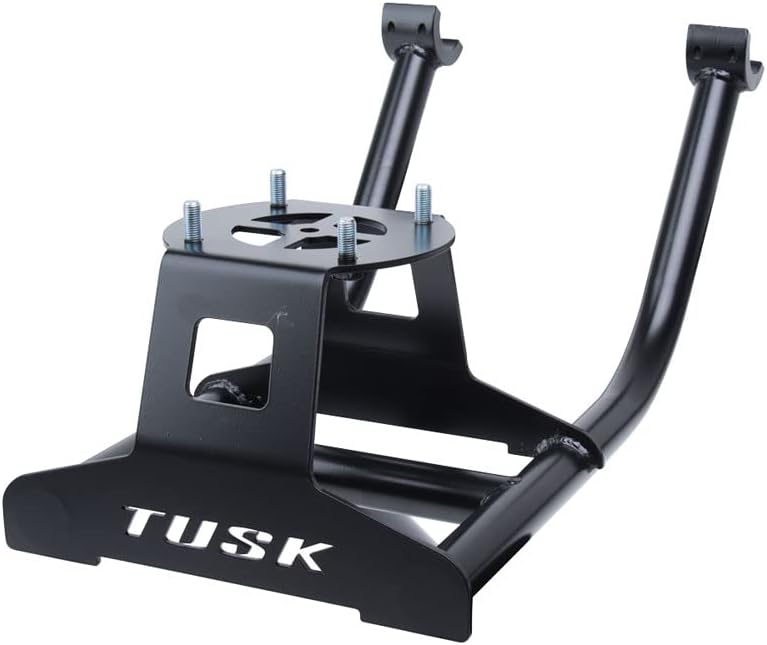 Tusk UTV Spare Tire Carrier 12" + Wheels Compatible with Polaris RZR S 900 2015-2020/RZR 900 Trail 2014-2020/RZR S 1000 2016-2020