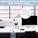 Ireer 23 x 18 Inch Desk Privacy Panel for Students Desk Divider Partition Cubicle Light Shield Frosted Acrylic Office Accessories for Schools Classrooms