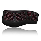 Adesso AKB-150EB Tru-Form 150 3-Color Illuminated Ergonomic Keyboard