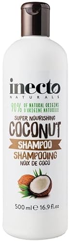 INECTO NATURALS - Champú de Coco hidratante con aceite puro de coco orgánico