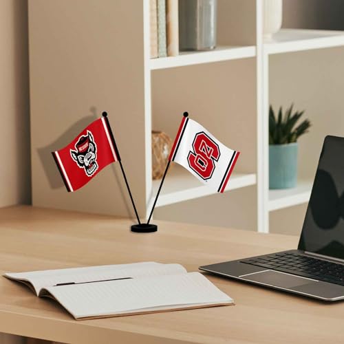 Drapeaux de bureau et de table Wolfpack Caroline du Nord - 2