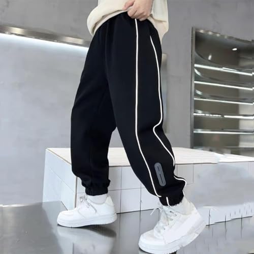 Toddler Kids Fall Clothes Boys Sweatpants Cotton Soft Hip Hop Streetwear Relaxed Fit Active Running Pants with Pocket2