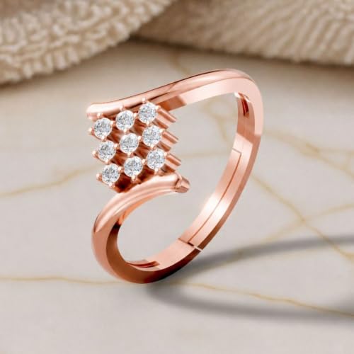 Image of Miss Highness 925 Pure Silver Statement Ring for Women |Minimal Design | Silver Jewellery With Authenticity Certificate | Gift for Girlfriend Wife | Daily Wear Ring