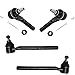 Detroit Axle - 4WD Front End Kit for Chevy GMC Jimmy S10 Blazer Sonoma Bravada Upper Control Arms w/Ball Joints Sway Bars Tie Rods Adjusting Sleeves Lower Ball Joints Idler Pitman Arm - 14pc Set