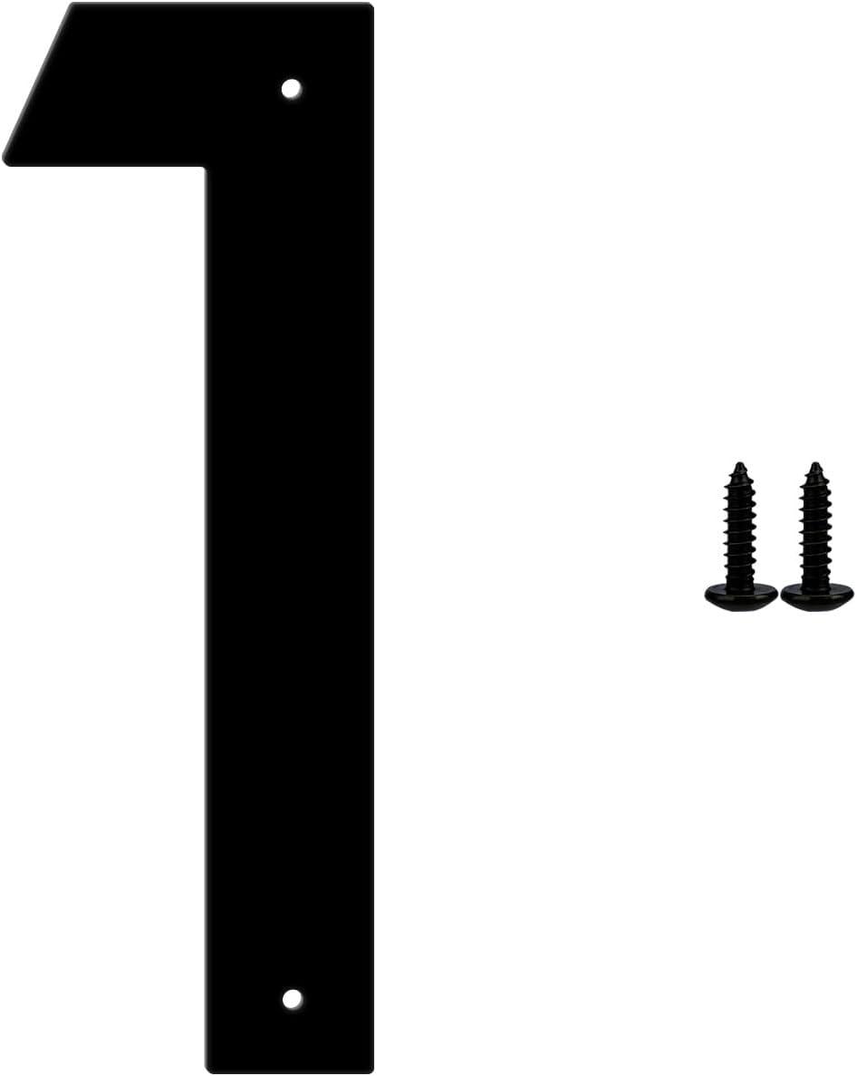 4 Inch House Numbers for Outside, Metal Address Numbers for Home Doo(1)