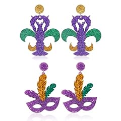 Mardi Gras Earrings-Set G