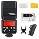 GODOX TT350F Blitzgerät für Fujifilm Kamera, 2.4G Wireless GN36 HSS 1/8000s TTL Kamera Blitzgerät Kompatibel für Fuji Digitalkamera X-Pro2 X-T20 X-T2 X-T1 XPro1 X-T10 X-E1 X-A3 X100F X100T