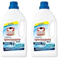 Omino Bianco – Additivo Igienizzante Liquido per Bucato, Contro Batteri e Cattivi Odori, con Tecnologia Deo+, 900 ml (Confezione da 2)