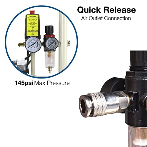 Hyundai HY7524 24 Litre Air Compressor, 5.2cfm/100psi, Silenced, Oil Free, 750w / 230v Direct Drive, 150 litres Per Minute Low Noise Air Compressor, 2 Year Warranty, White 4 Hyundai HY7524 24 Litre Air Compressor, 5.2cfm/100psi, Silenced, Oil Free, 750w / 230v Direct Drive, 150 litres Per Minute Low Noise Air Compressor, 2 Year Warranty, White - Image 4