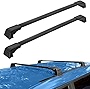 YITAMOTOR Roof Rack Cross Bars Compatible for 2014-2019 Kia Soul, Aluminum Cargo Carrier Rooftop Luggage Bike Crossbars with Side Rails, Black